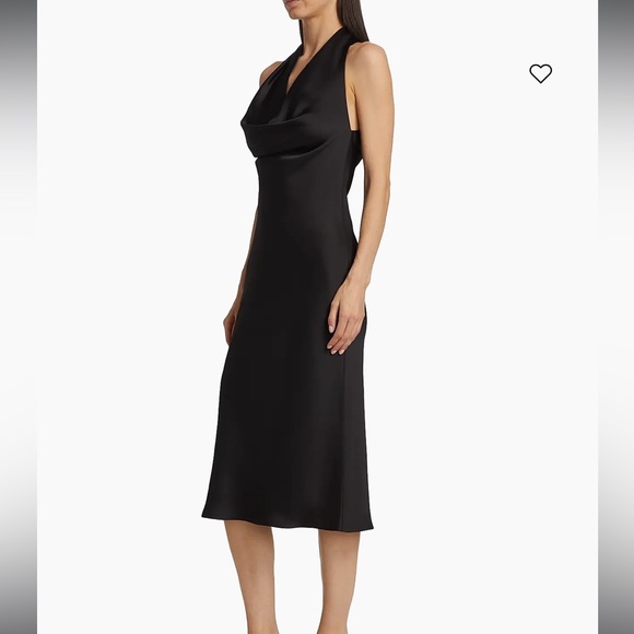 Norma Kamali Black Midi Dress - Picture 5 of 9